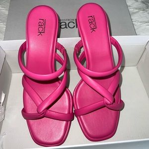 Nordstrom rack pink rose heels